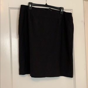 Talbots professional black pencil skirt.